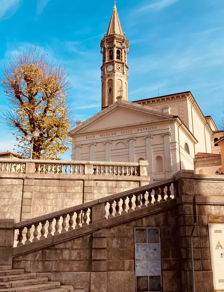 Stairs leading up to the Basilica di San Nicolo