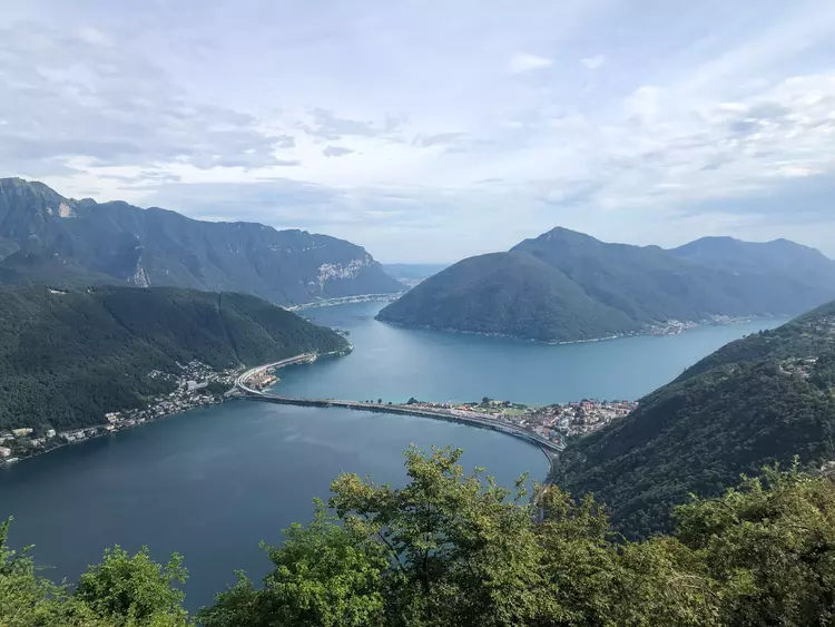 View from the top of Monte San Salvatore