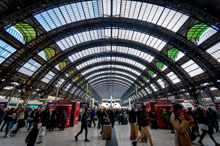 Platforms at Milano Centrale Station