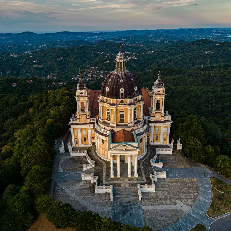 Aerial view of the Basilica di Superga